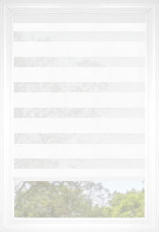 Iced White Cascade Petite Light Filtering Sheer Shades