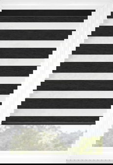 Coal Cascade Olivia Light Filtering Sheer Shades