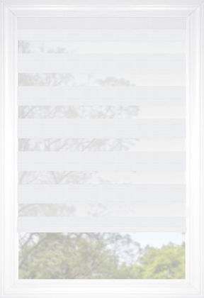 Platinum White Cascade Room Darkening Sheer Shades