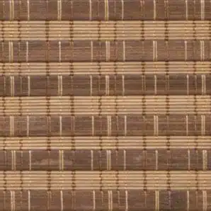 Pecan Key West Woven Wood Fabric Panel Shades