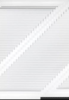 Blanc Stores cellulaires classiques sand corde Filtrant la lumiere Stores cellulaires