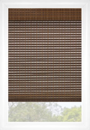 Pecan KeyWest Woven Wood Shades