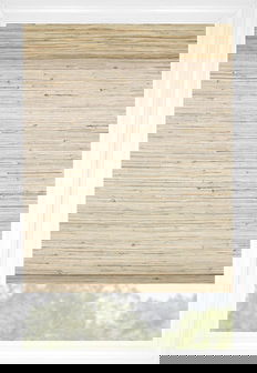 Natural Maldives Flat Woven Wood Shades