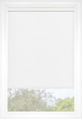 White Classic Cordless Blackout Cellular Shades White Classic Cordless Blackout Cellular Shades