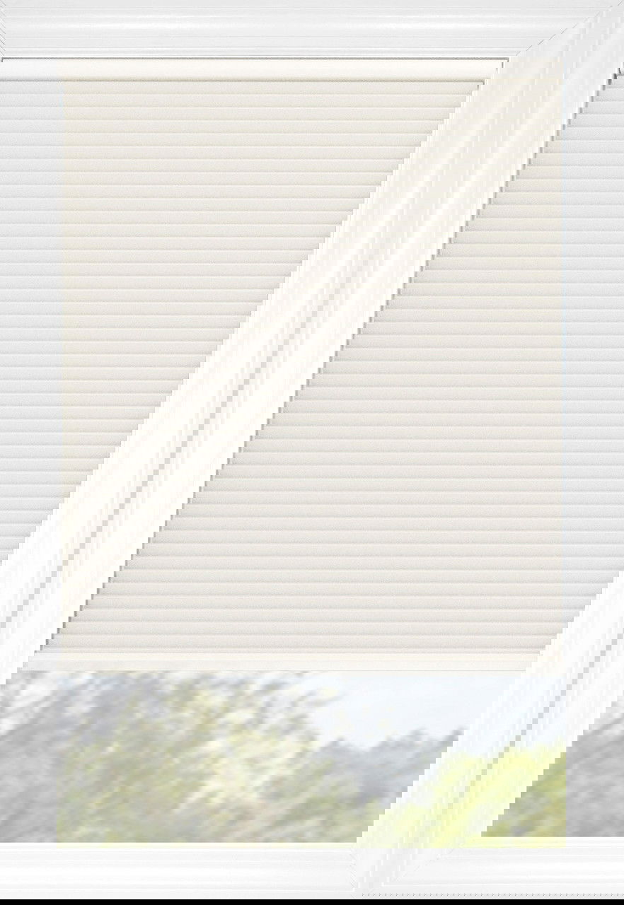 Off White Cordless Classic Collection Light Filtering Cellular Shades