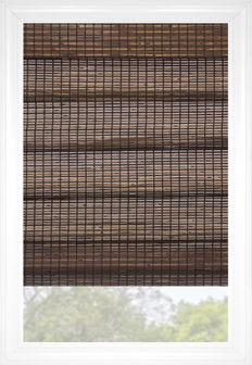Walnut Fiji Classique Stores en bois tissé