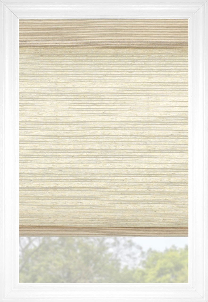 Pale Sand Miyako Plat Stores en bois tissé