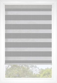 Iced Slate Cascade Mod Light Filtering Sheer Shades
