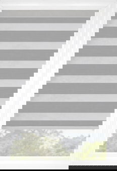 Iced Slate Cascade Mod Light Filtering Sheer Shades
