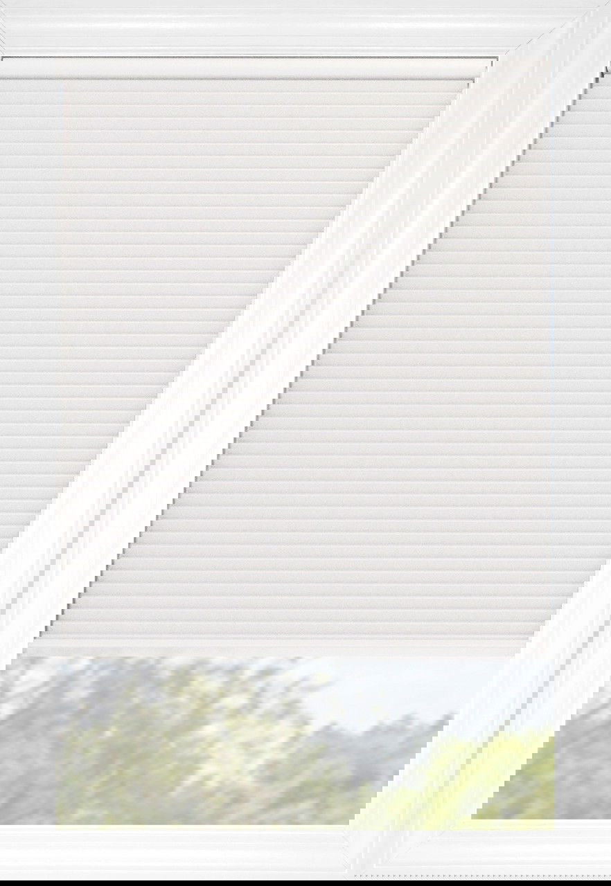 White Cordless Classic Collection Light Filtering Cellular Shades