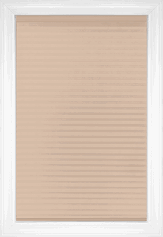 Gentle Cream Prestige Collection 3/4 Light Filtering Cellular Shades