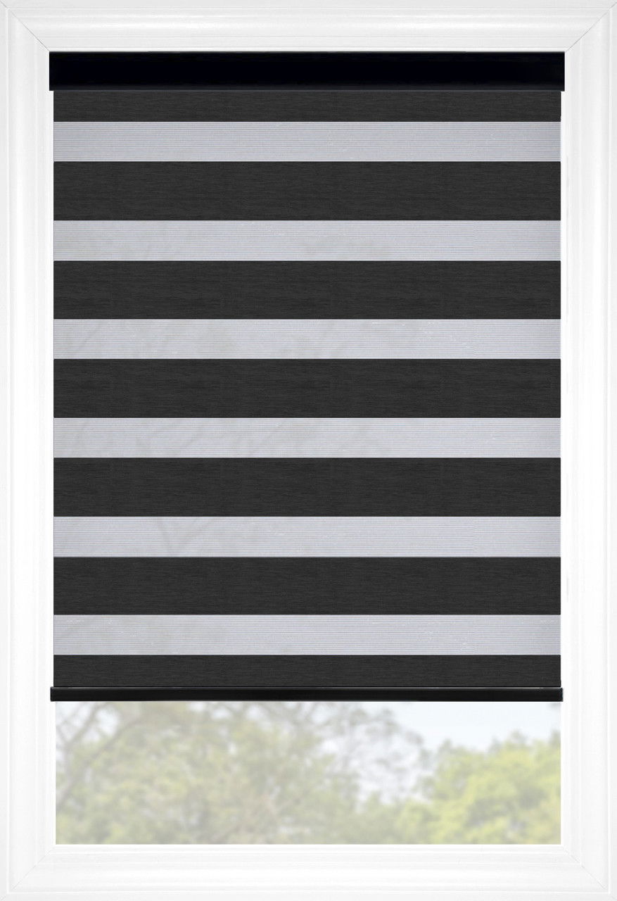 Charcoal Cascade Room Darkening Room Darkening Sheer Shades