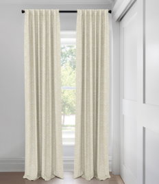 Champagne Amalia Unlined  Custom Made Drapery