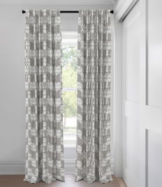 Grey Klara Unlined Custom Made Drapery Grey Klara Unlined Custom Made Drapery