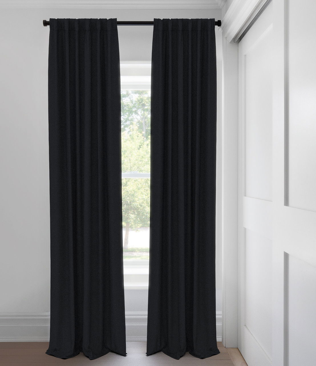 Ink Parker Unlined Custom Made Drapery