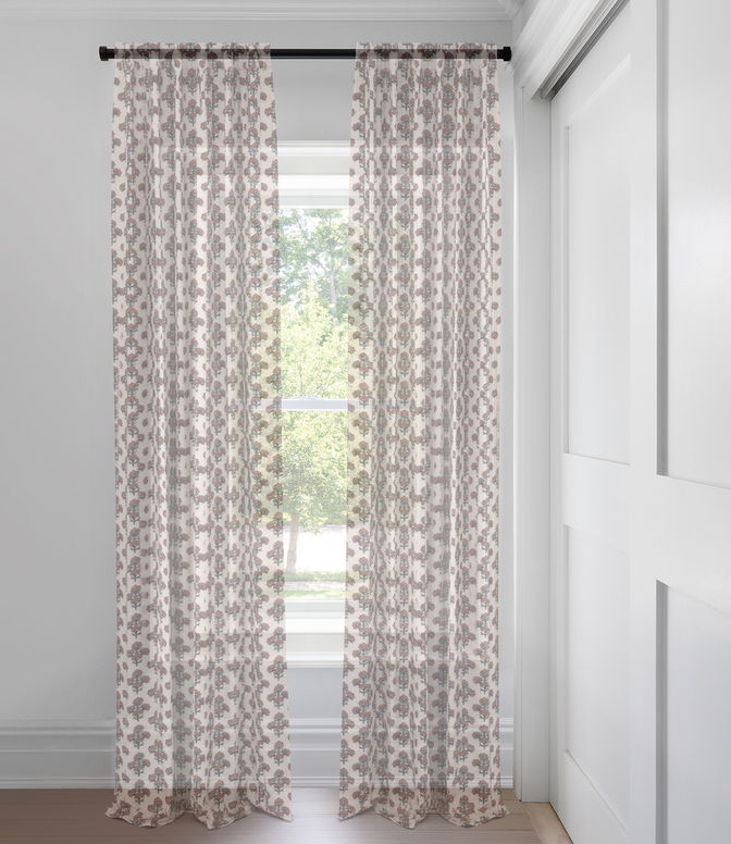 Floraison Maya Rideaux faits sur mesure