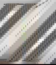 Taupe Hayes Light Filtering Custom Made Drapery Taupe Hayes Light Filtering Custom Made Drapery