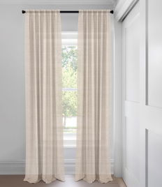 Oat Taylor Light Filtering  Custom Made Drapery