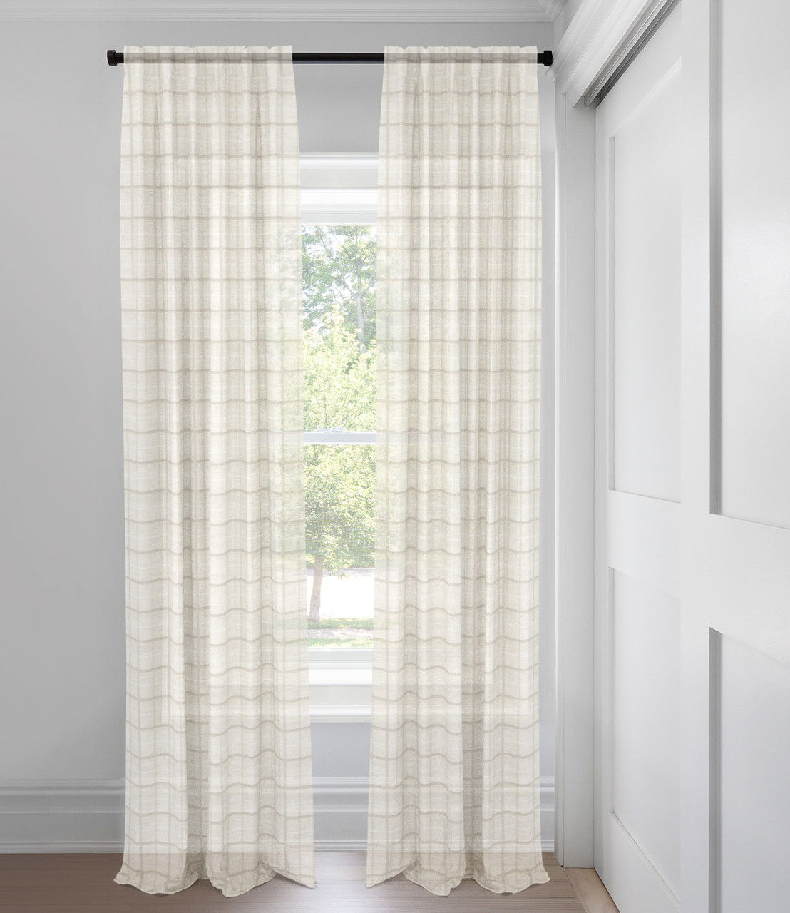 Flax Lincoln Unlined Custom Made Drapery