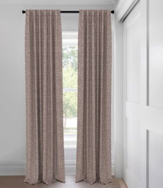 Blush Kashel Unlined Custom Made Drapery Blush Kashel Unlined Custom Made Drapery