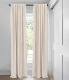 Soft Cashmere The Homebody Unlined  Custom Made Drapery