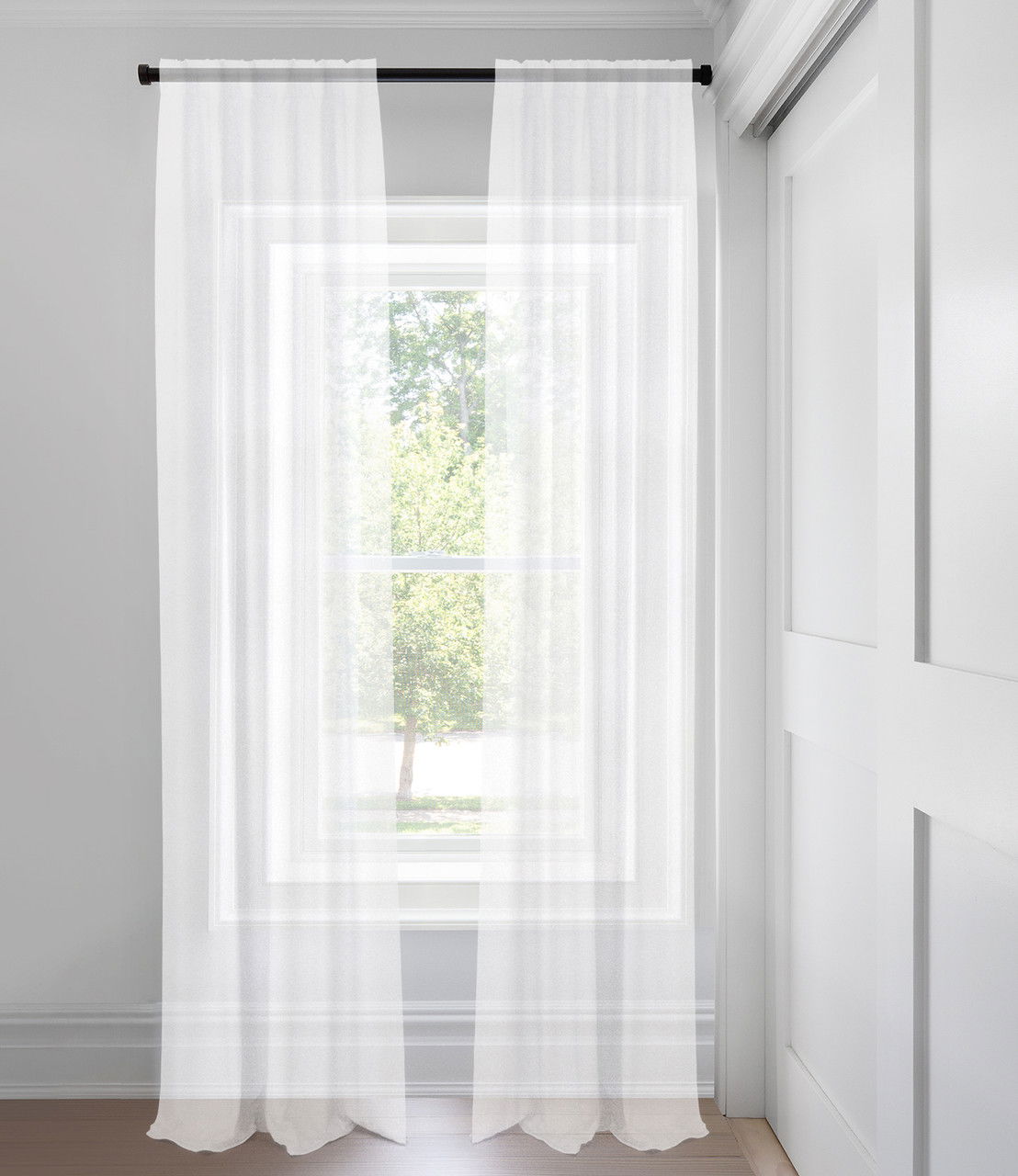 Ice Ollie Light Filtering Custom Made Drapery