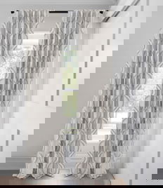 Pewter Marie Unlined Custom Made Drapery Pewter Marie Unlined Custom Made Drapery