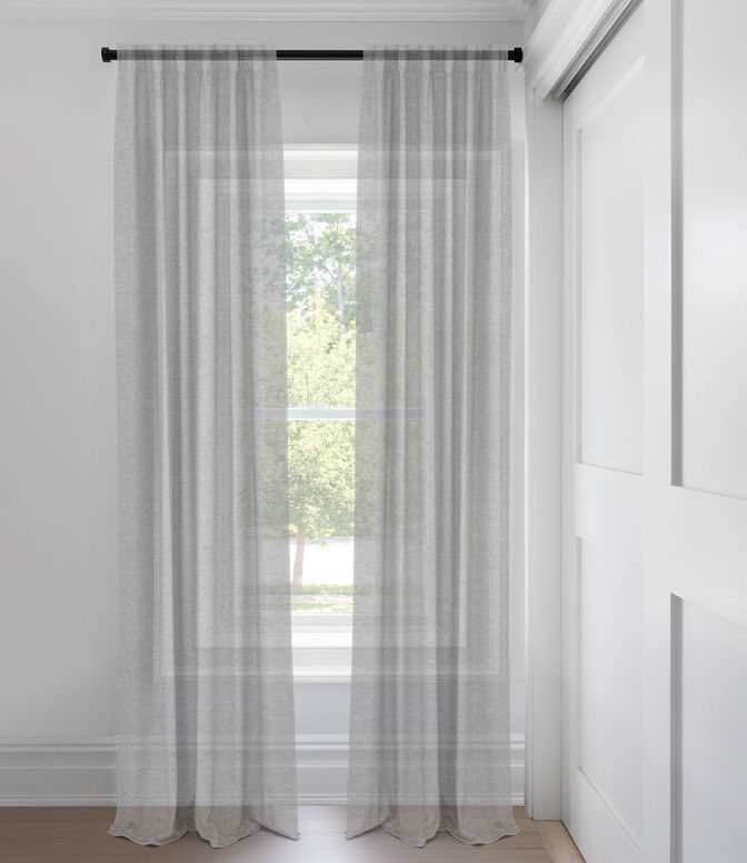 Charcoal Ollie Custom Made Drapery