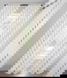 Natural Quinn Blackout  Custom Made Drapery