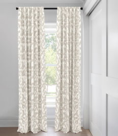 Cornsilk Isabel Unlined  Custom Made Drapery