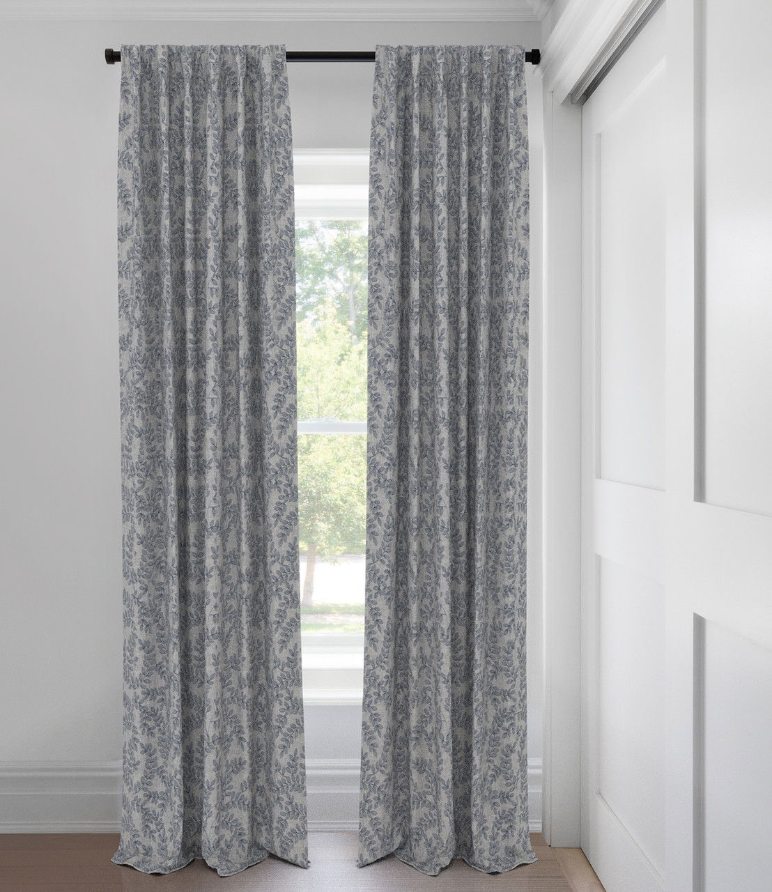Periwinkle Isabel Light Filtering Custom Made Drapery