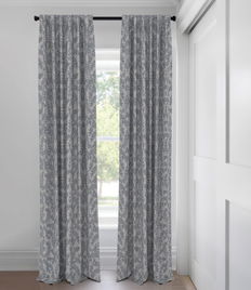 Periwinkle Isabel Unlined  Custom Made Drapery