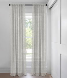 Grey Vera Light Filtering Custom Made Drapery Grey Vera Light Filtering Custom Made Drapery