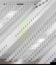 Smoke Peyton Unlined Custom Made Drapery Smoke Peyton Unlined Custom Made Drapery