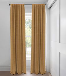Turmeric Gemma Light Filtering  Custom Made Drapery