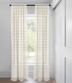 Flax Lincoln Blackout  Custom Made Drapery