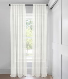 Naturalcream The Gracie Blackout  Custom Made Drapery