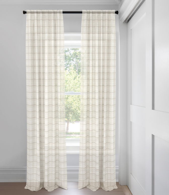 Flax Lincoln Custom Made Drapery