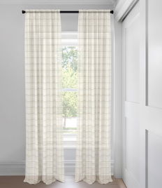 Flax Lincoln Light Filtering  Custom Made Drapery