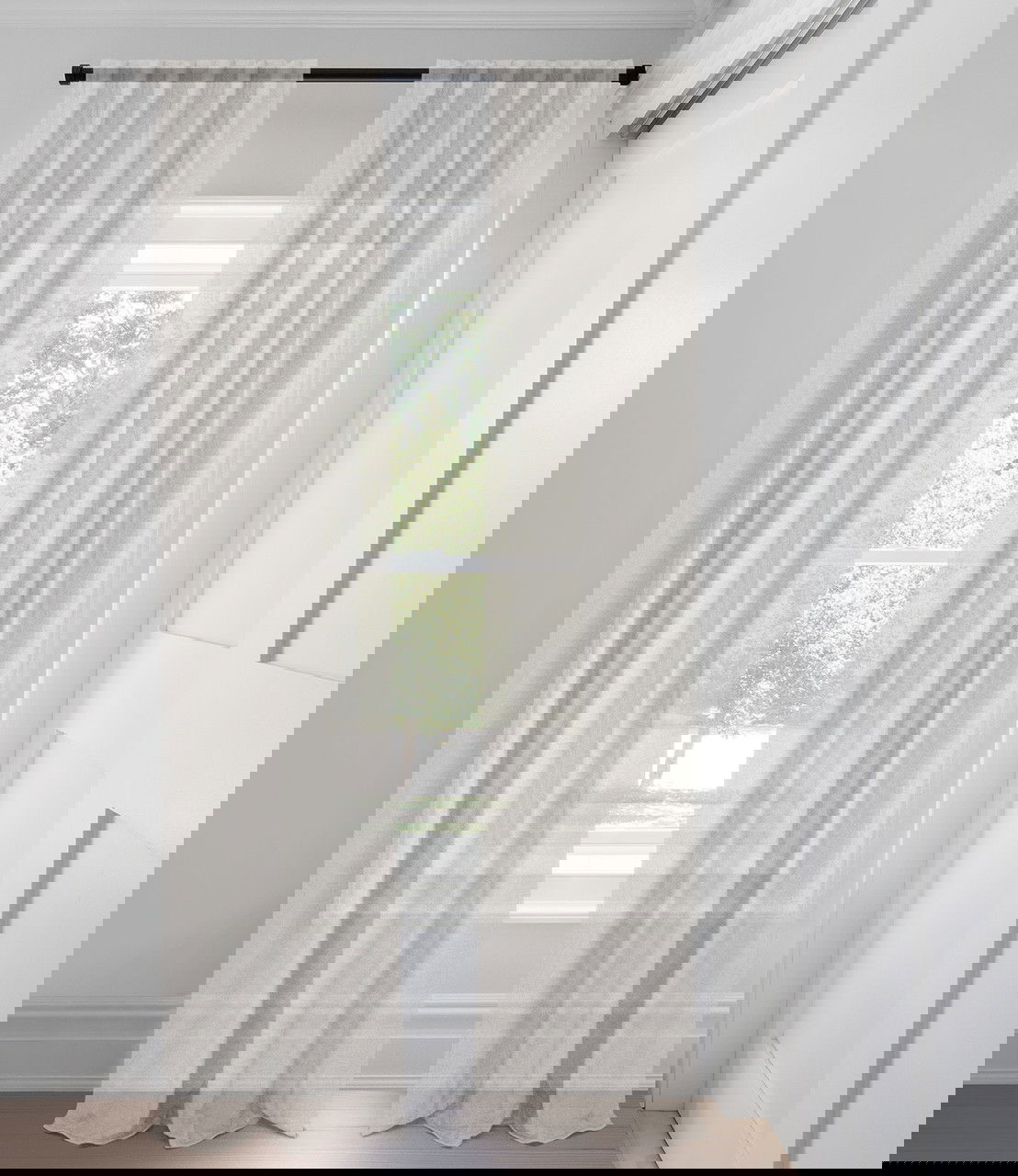 Gris Ollie Filtrant la Lumière Rideaux faits sur mesure