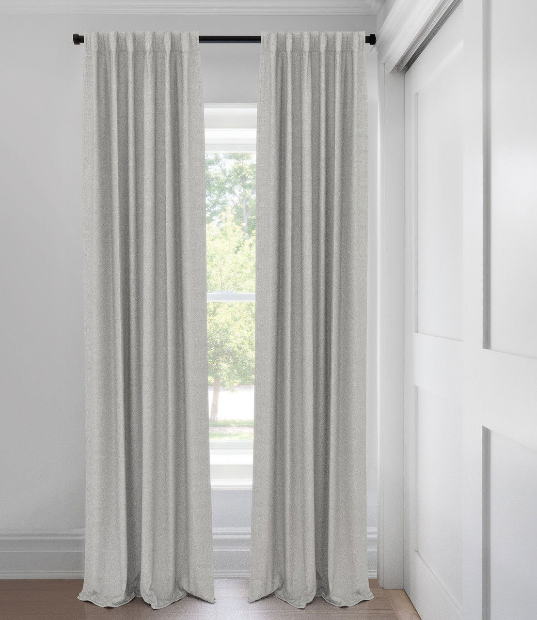 Colombe Carolina Sans Doublure Rideaux Custom Made