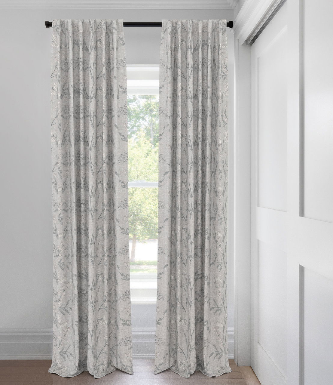 Pewter Julia Blackout Custom Made Drapery
