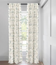Seafoam Julia Light Filtering  Custom Made Drapery