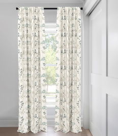 Seafoam Julia Light Filtering  Custom Made Drapery
