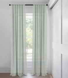 Mist Taylor Light Filtering  Custom Made Drapery