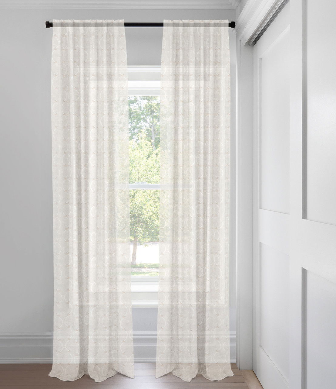 Naturel Sofiya Opaque Rideaux Custom Made