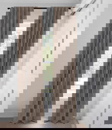 Rustic Coffee The Farmhouse Unlined Custom Made Drapery Rustic Coffee The Farmhouse Unlined Custom Made Drapery