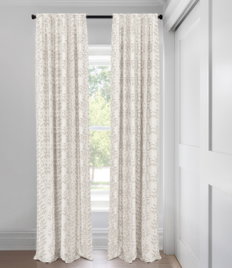 Natural Lucy Light Filtering  Custom Made Drapery