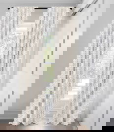 Natural Lucy Light Filtering  Custom Made Drapery