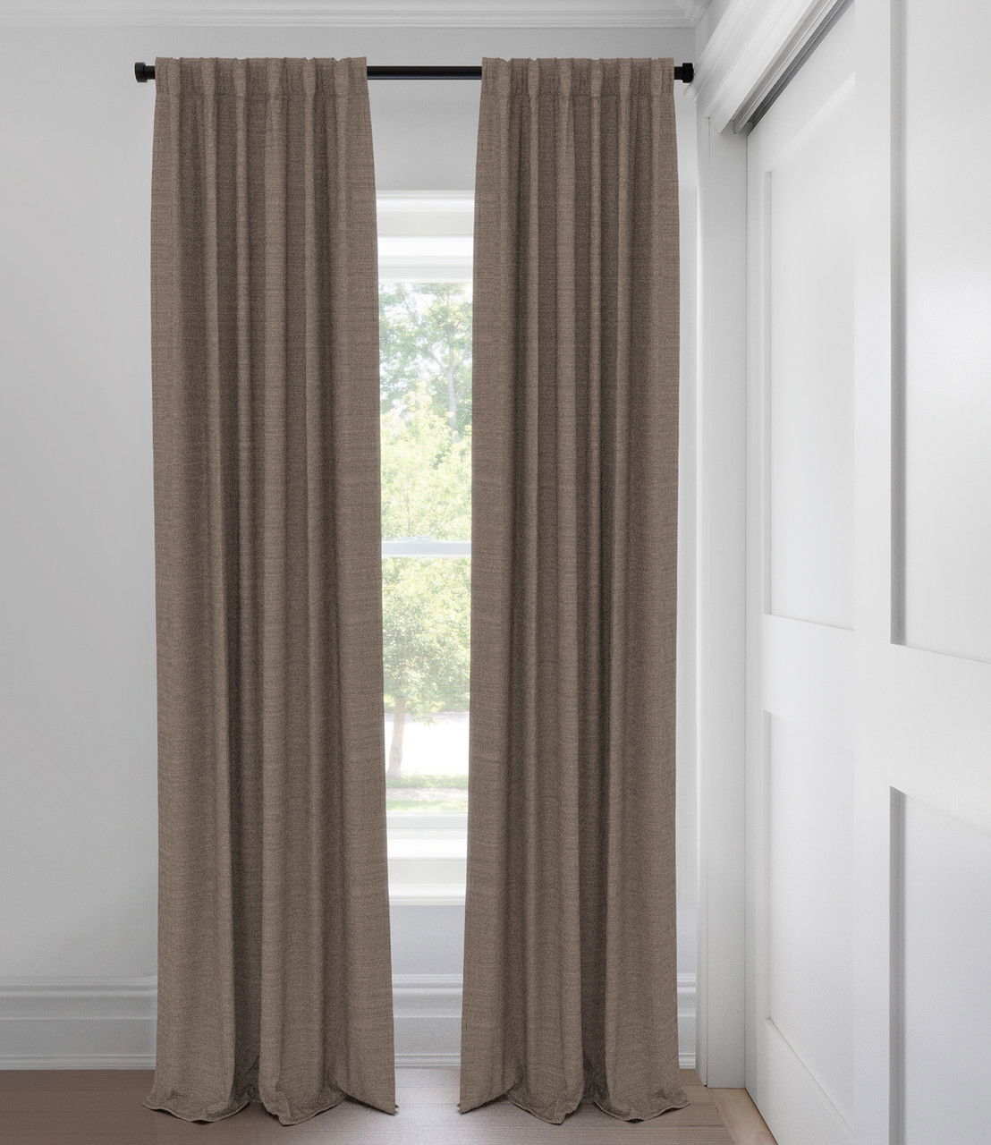 Rustic Coffee The Farmhouse Blackout Custom Made Drapery